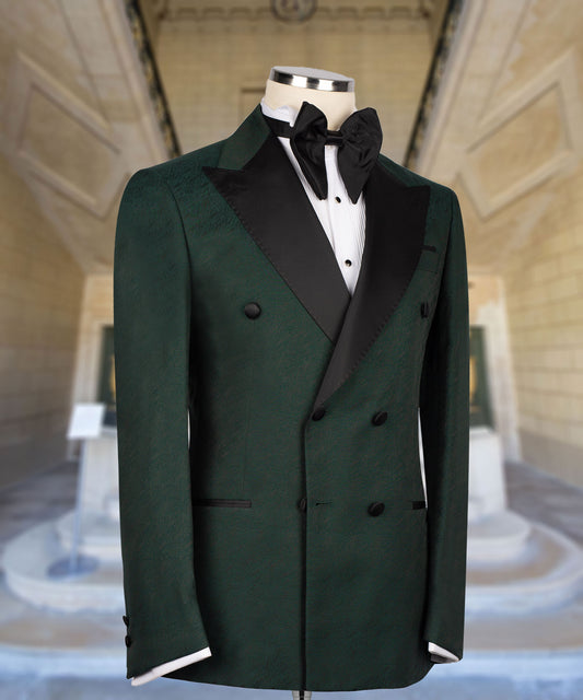 Green Double Breasted Tuxedo