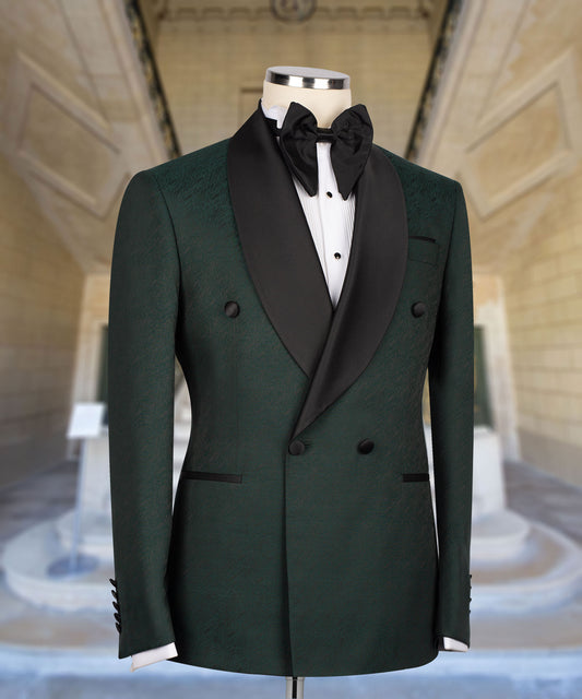 Green Double Breasted Tuxedo